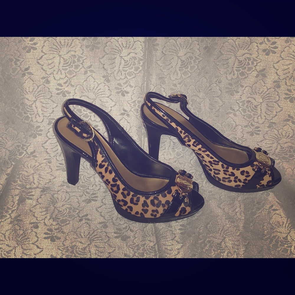 Anne Klein Cheetah Print Fur